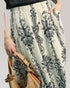 Ivory & Charcoal Baroque Wide Leg Pants