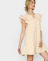 Cream & Blush Bow Print Mini Dress