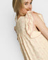 Cream & Blush Bow Print Mini Dress