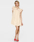 Cream & Blush Bow Print Mini Dress