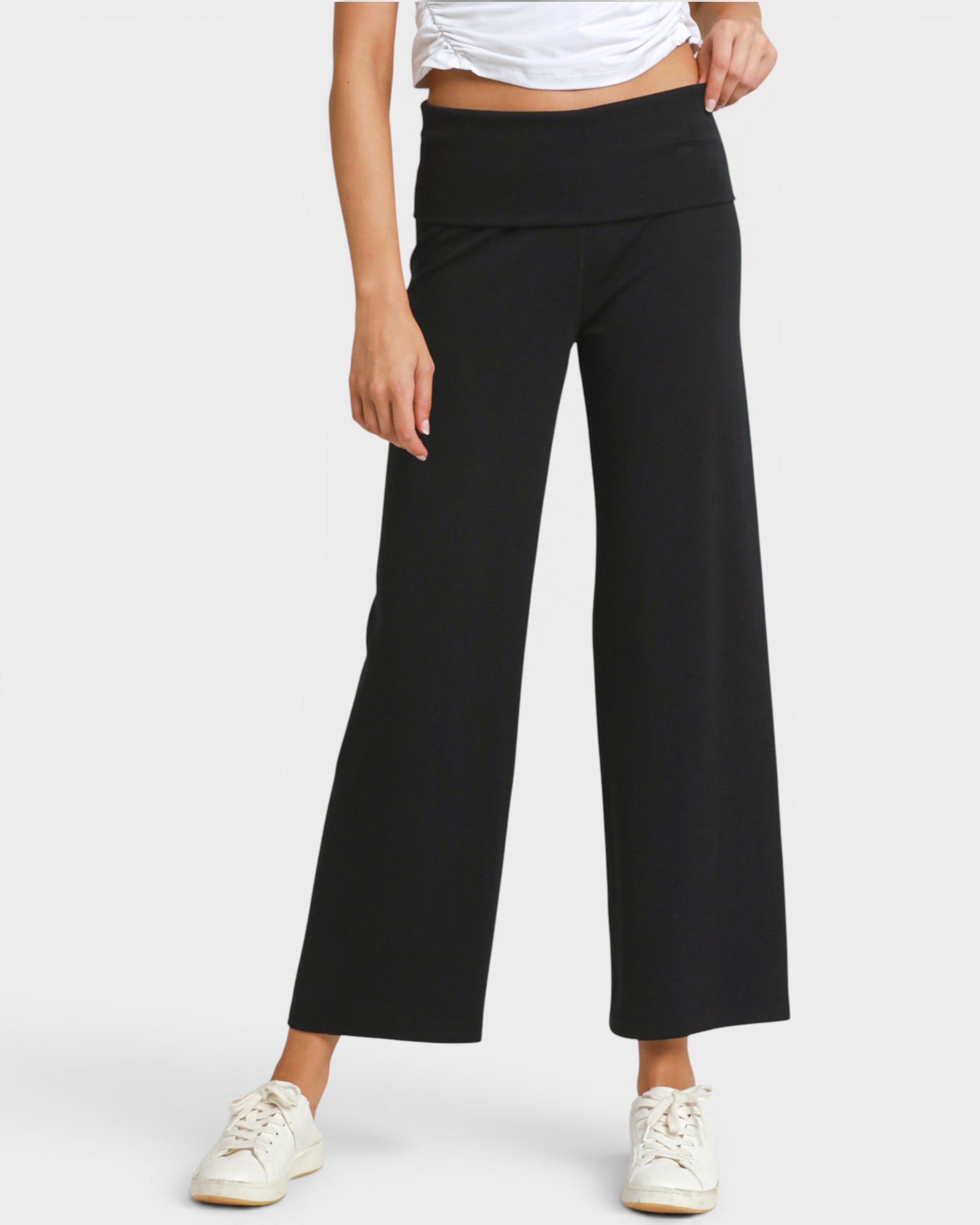 Dark Navy Wide Leg Lounge Pants