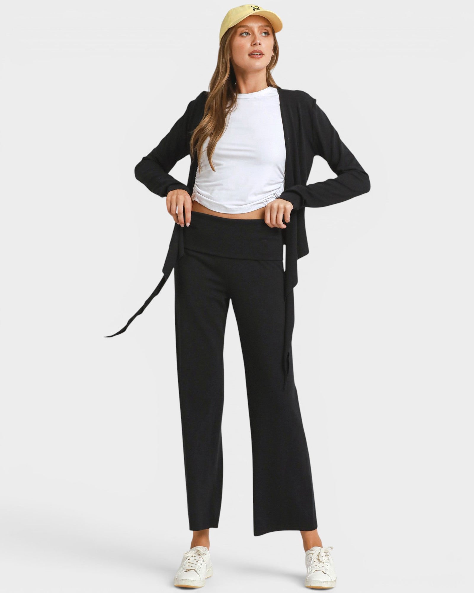Dark Navy Wide Leg Lounge Pants