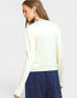 Off White Tie Front Cardigan