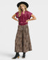Magenta Velvet Short Sleeve Top