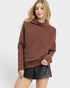 Chocolate Dolman Sleeve Sweater