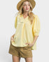 Yellow Gingham Puff Sleeve Top