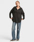 Black Snap Collar Pullover