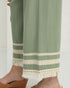 Sage Lace-Trim Wide Leg Pants