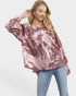Mauve Metallic Long Sleeve Blouse
