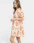 Ivory & Coral Paisley Mini Dress