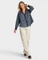 Navy Bandana Print Button Down Shirt