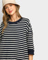 Navy Stripe Cotton Sweater