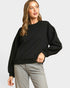 Black Relaxed Sweatshirt