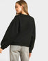 Black Relaxed Sweatshirt