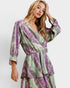 Mint & Lavender Tie-Dye Mini Dress