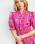 Peony Smocked Ruffle Midi Dress