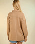 Taupe Collared Button Pullover