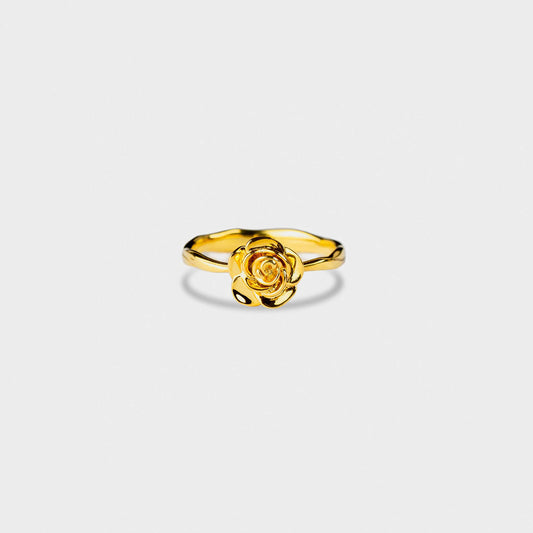 Gold Rose Shape Ring