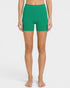 Emerald Brushed Microfiber Biker Shorts