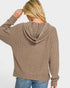 Brown Hacci Knit Hoodie