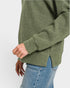 Dark Olive Hacci Knit Hoodie