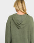 Dark Olive Hacci Knit Hoodie