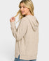 Heather Mocha Hacci Knit Hoodie