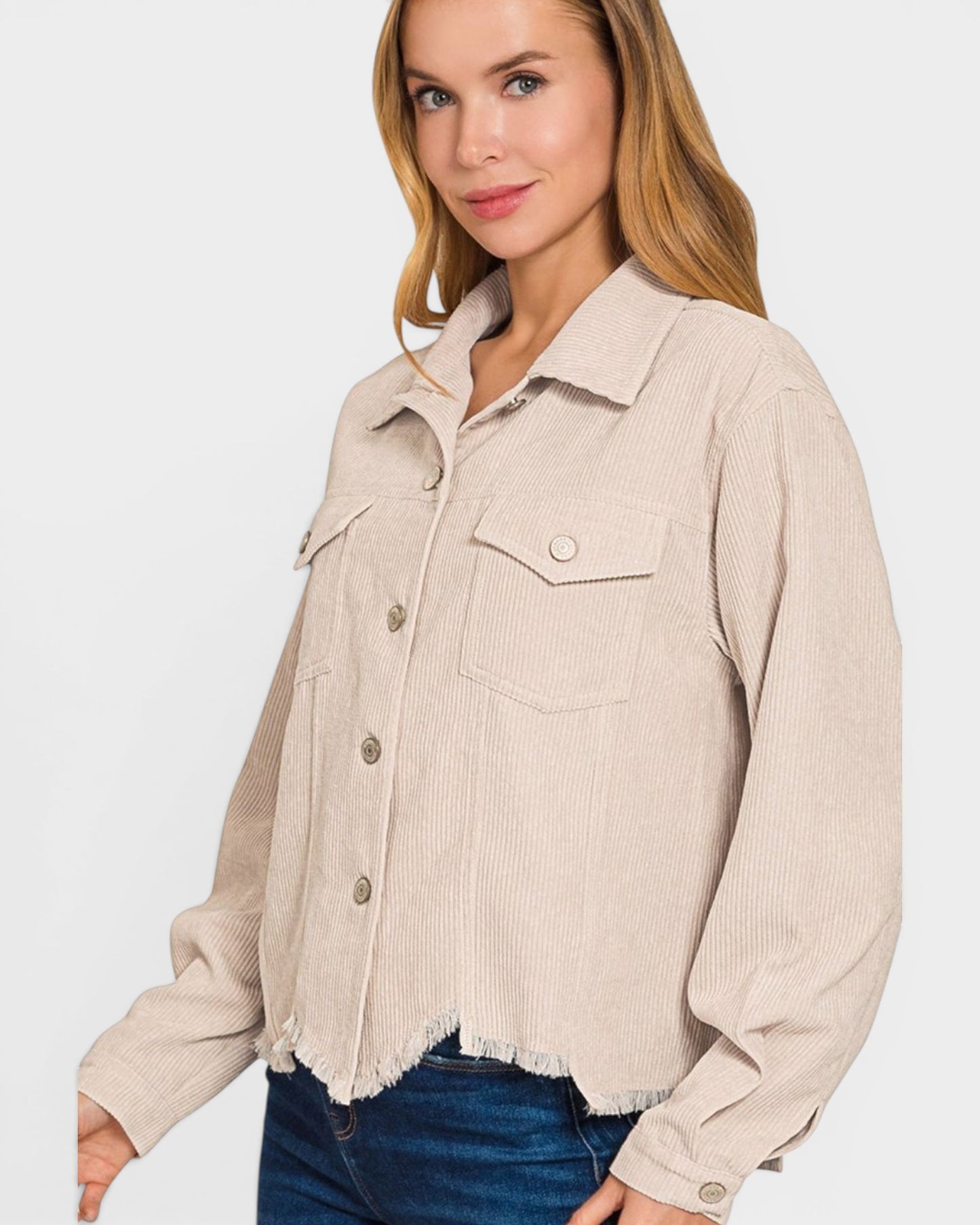 Oatmeal Corduroy Jacket