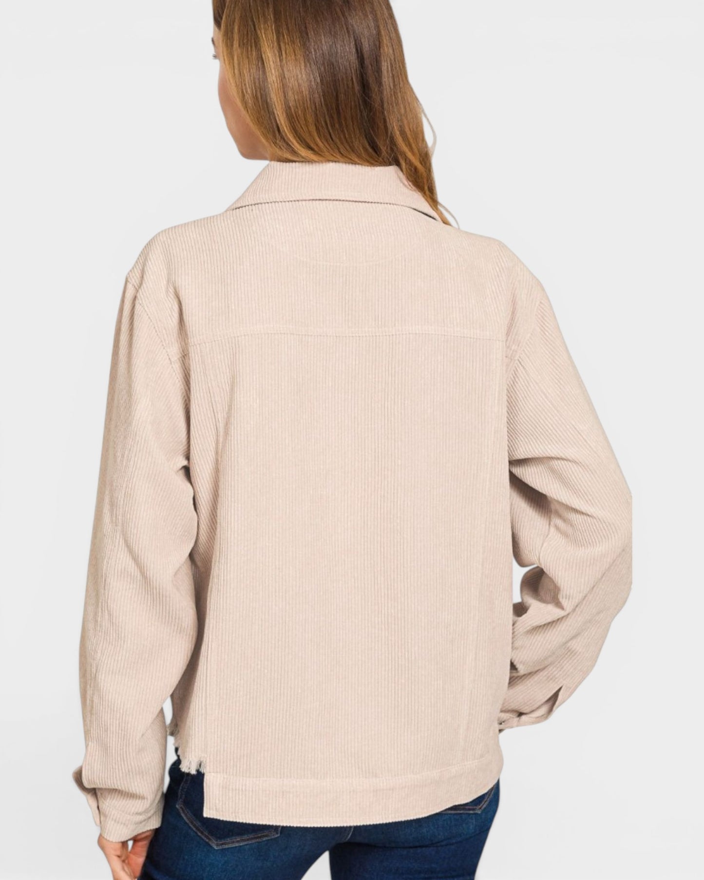 Oatmeal Corduroy Jacket