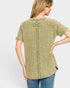 Olive Mineral Wash Cotton Tee
