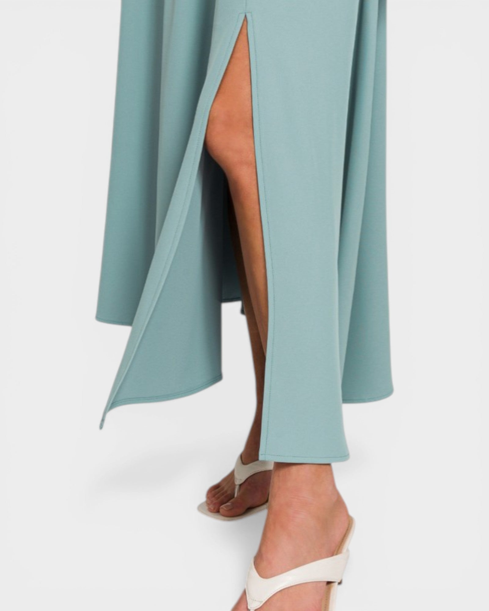 Sea Mist Crop Top & Maxi Skirt Set