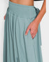 Sea Mist Crop Top & Maxi Skirt Set