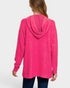 Fuchsia Brushed Hacci Hoodie
