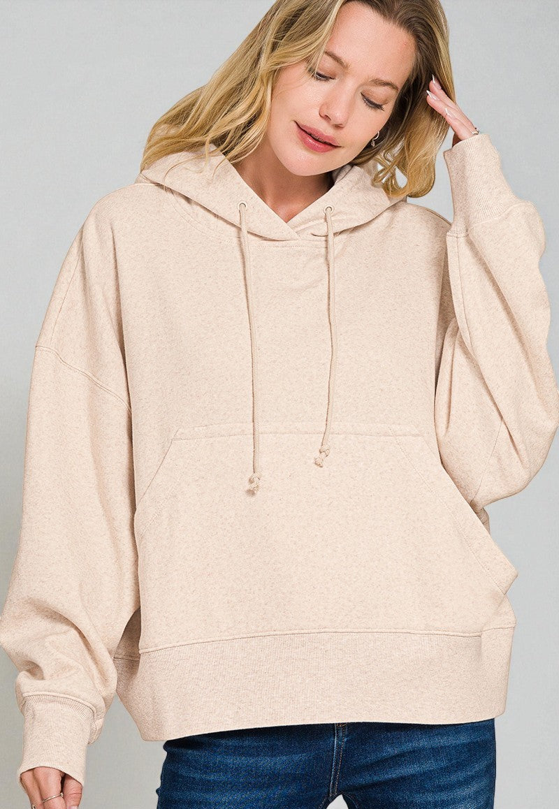 Oatmeal Fleece Hoodie