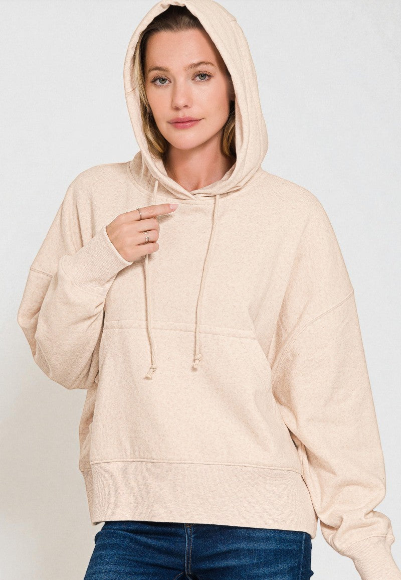 Oatmeal Fleece Hoodie