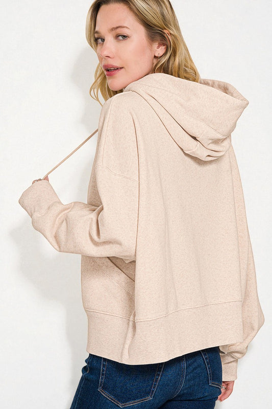 Oatmeal Fleece Hoodie