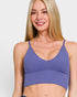 Periwinkle Seamless V-Neck Bralette