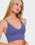 Periwinkle Seamless V-Neck Bralette