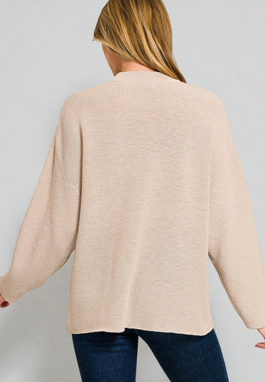 Oatmeal Ribbed Lounge Set