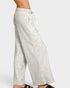 Heather Gray Scuba Knit Wide Leg Pants