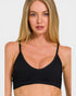 Black Seamless Bralette