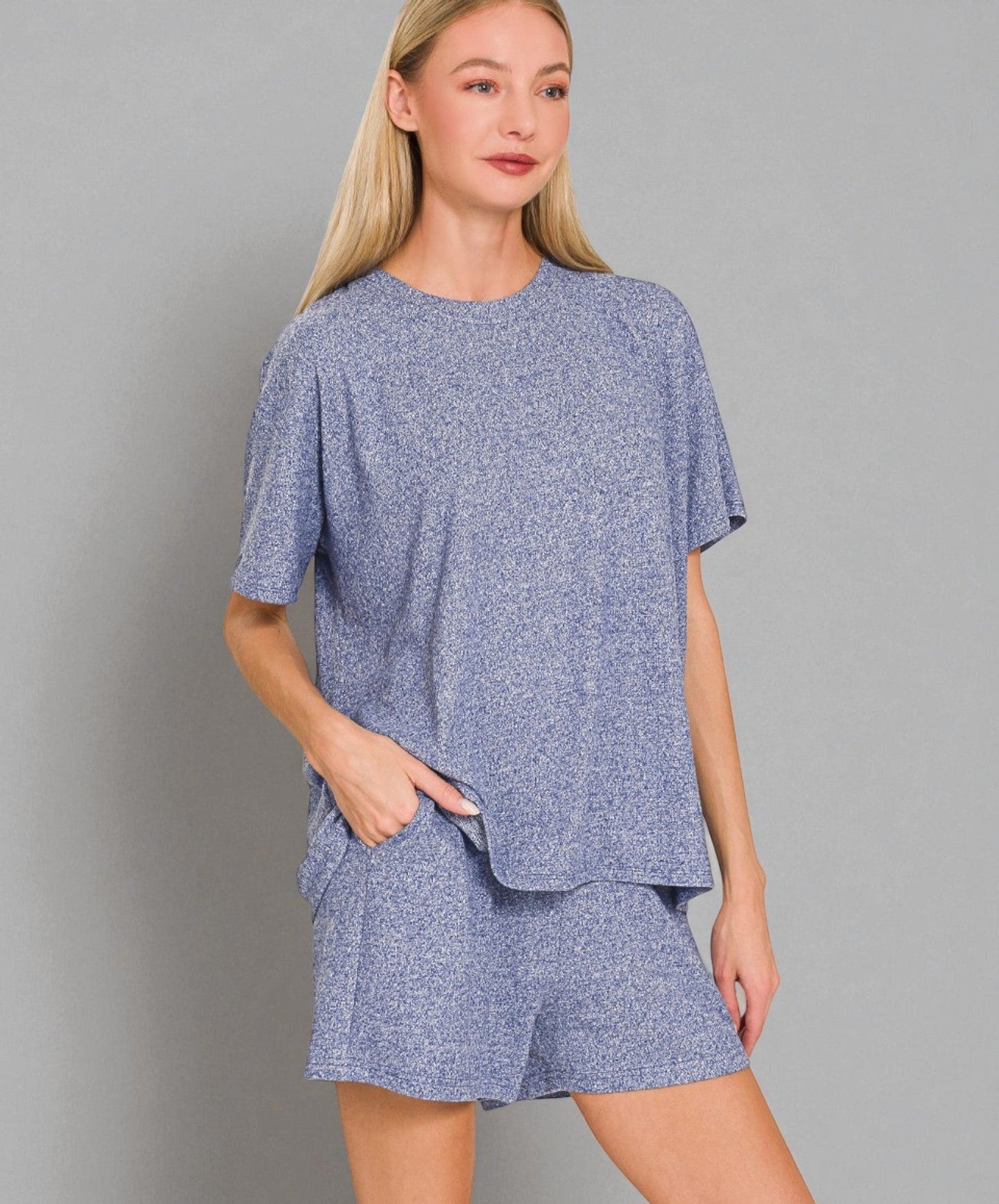 Heather Blue Lounge Set