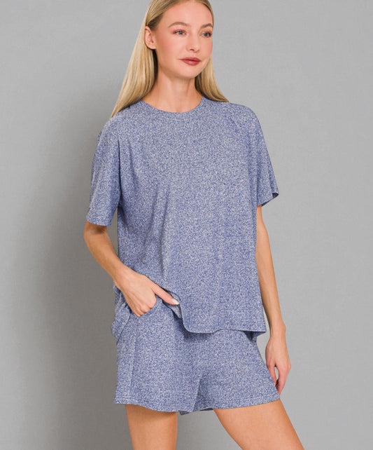 Heather Blue Lounge Set