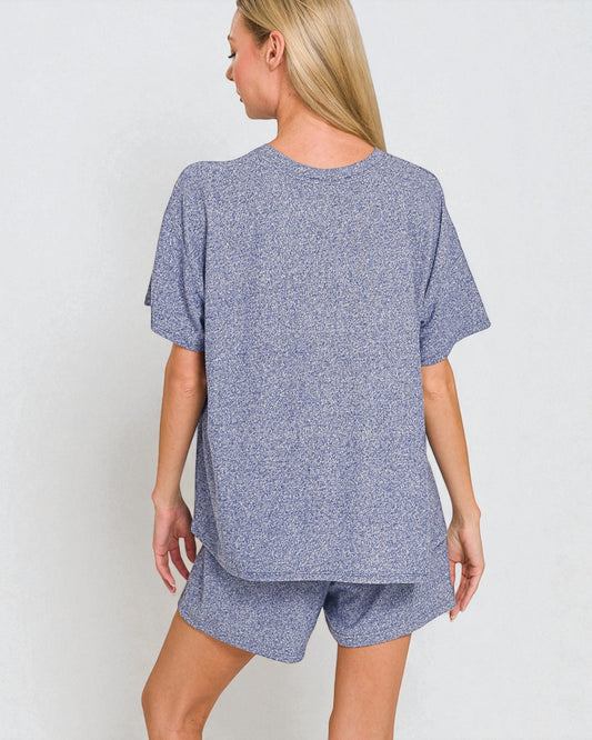 Heather Blue Lounge Set