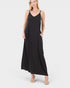 Black V-Neck Maxi Dress