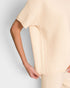 Ivory Ribbed Knit Top & Pants Set