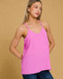 Orchid Textured V-Neck Cami Tank