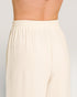 Cream Wide-Leg Pants