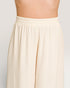 Cream Wide-Leg Pants
