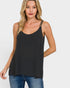 Black Double-Strap Swing Tank